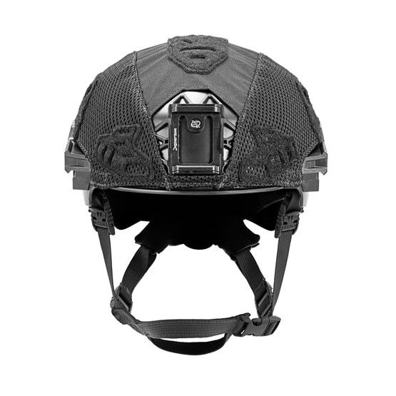 EXFIL Carbon/LTP Rail 3.0 Helmet Cover in Black from Team Wendy features Polyester mesh sides